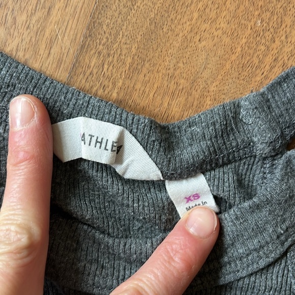 Athleta long tank tunic super soft grey size small 🩶 - Picture 2 of 3